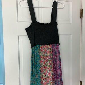 NATURAL LIFE Smocked Top Maxi Dress